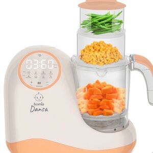 (Like New) Baby Food Maker - Peach and White
